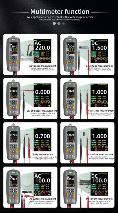 Smart Oscilloscope Graph Multimeter Handheld Instrument WO1