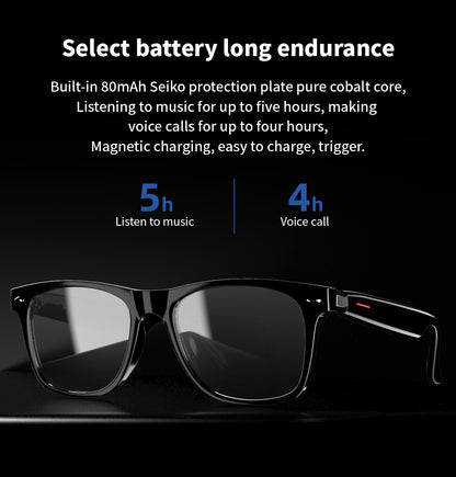 Bluetooth Smart Glasses With Sunglasses And Blue Light Resistance,Built-in Mic & Speakers, Touch & Voice Assistant Compatible,Listen Music, Phone Talking While You Are Driving, Gift For Friends