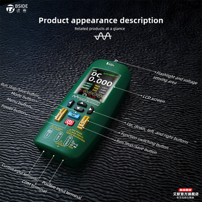 Smart Oscilloscope Graph Multimeter Handheld Instrument WO1